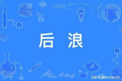 ​后浪是什么意思网络用语？衣服后浪是什么意思
