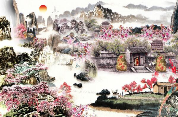 桃花源记恐怖真相，渔夫误入古坟深入（跟灵魂交谈）