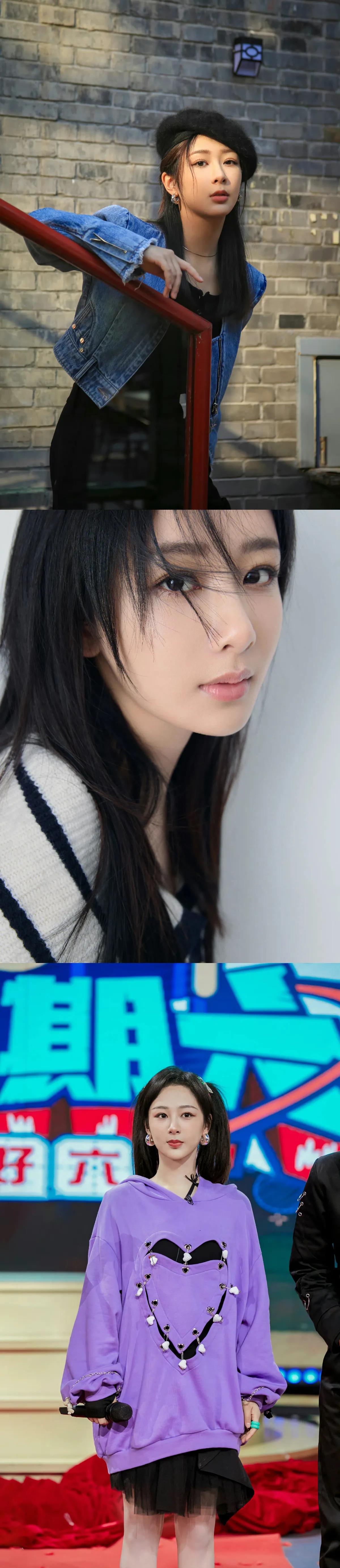 美图收藏丨看腻了杨紫短发，来看看杨紫长发卷发写真合集