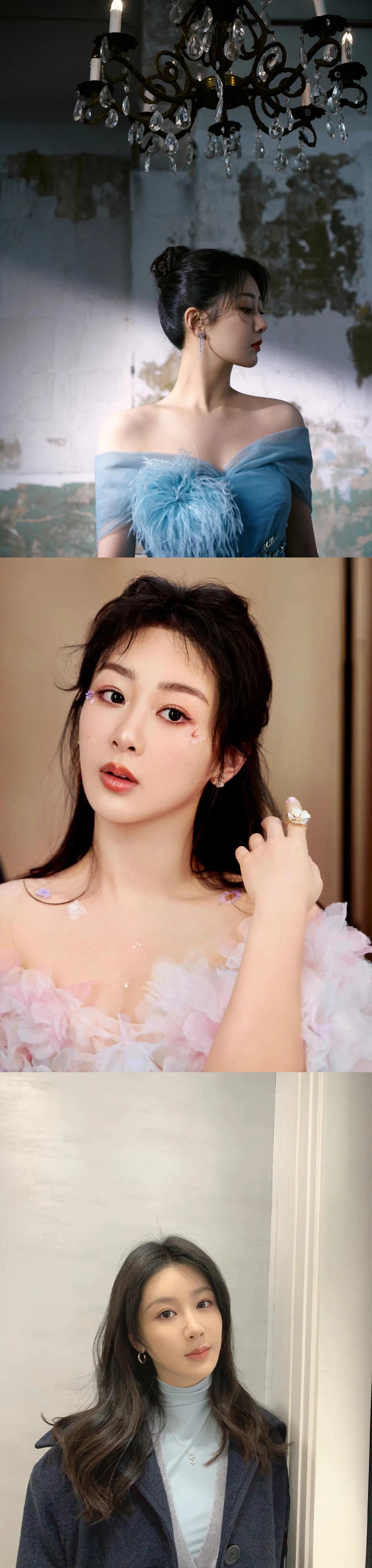 美图收藏丨看腻了杨紫短发，来看看杨紫长发卷发写真合集