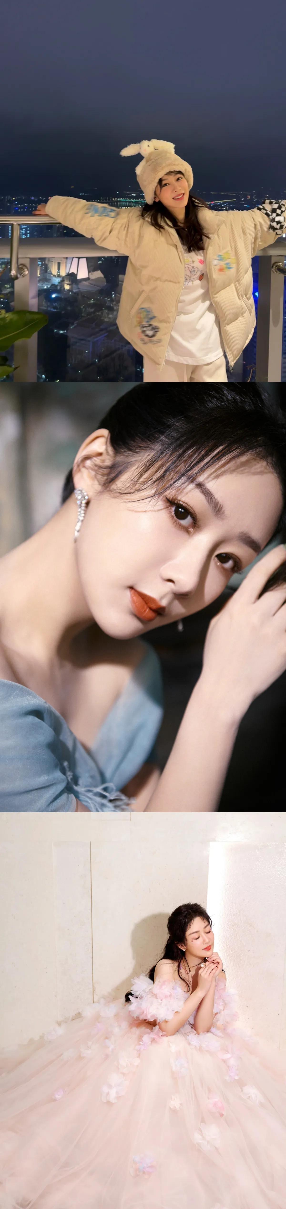 美图收藏丨看腻了杨紫短发，来看看杨紫长发卷发写真合集