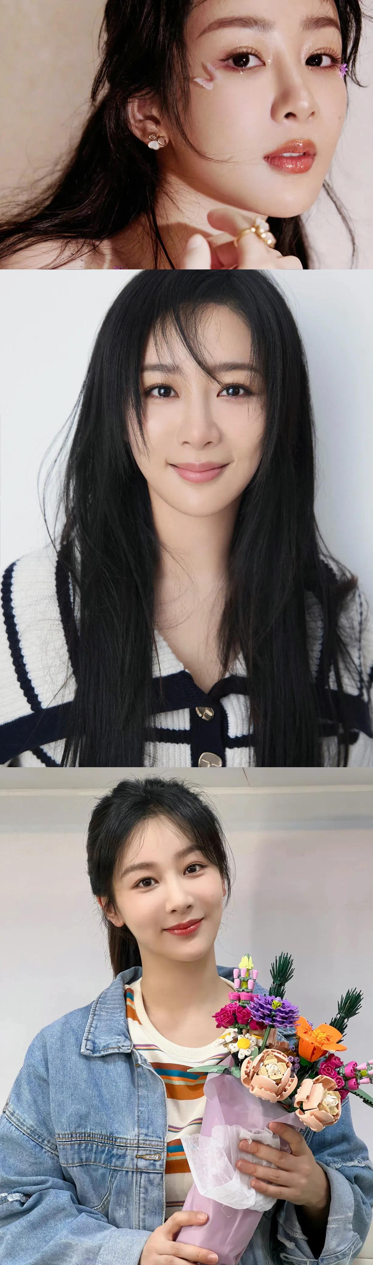 美图收藏丨看腻了杨紫短发，来看看杨紫长发卷发写真合集