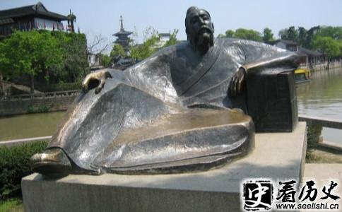 张继雕像