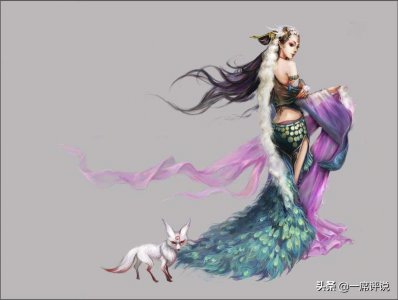 ​她叫玉藻前，是绝世的美女，也是祸国的妖女，她就是玉面九尾狐
