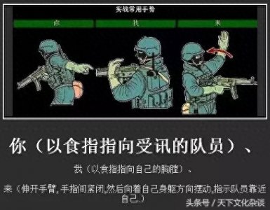 ​中国特种兵手语图示-最新珍藏版！