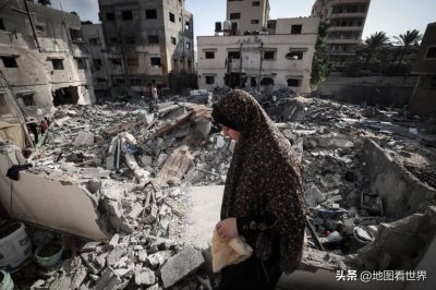​中东地图(巴以冲突必须了解的地理知识：中东、加沙地带、约旦河西岸)