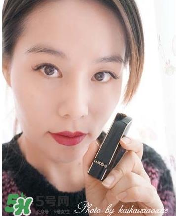 兰蔻菁纯唇膏388试色 兰蔻菁纯唇膏388试色图