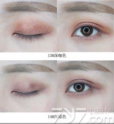 hold live眼影色号试色 hold live眼影试色图