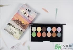 sleek眼影色号试色 sleek眼影试色图