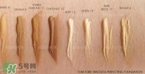 tom ford粉底液色号试色  tom ford粉底液试色图