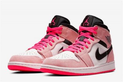 ​aj1 mid crimson tint发售时间 aj1粉嫩麂皮配色
