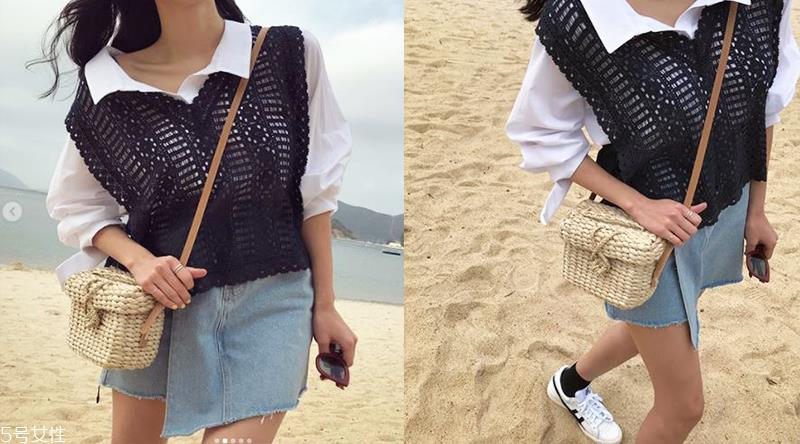 竹编包怎么搭配衣服好看