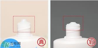 mistine身体防晒乳真假辨别对比图