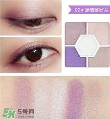 ukiss悠珂思五色眼影色号 ukiss五色眼影试色