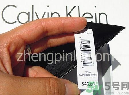 calvin klein钱包真假怎么辨别?ck钱包真假鉴别图