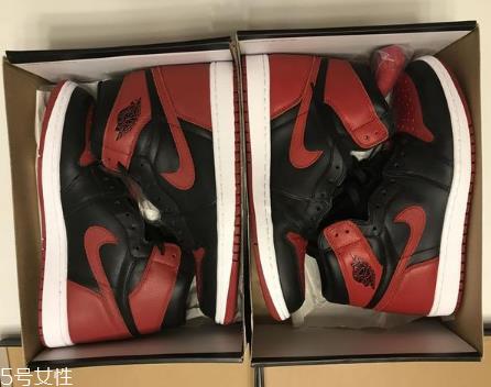 aj1禁穿真假对比 完美避开假货