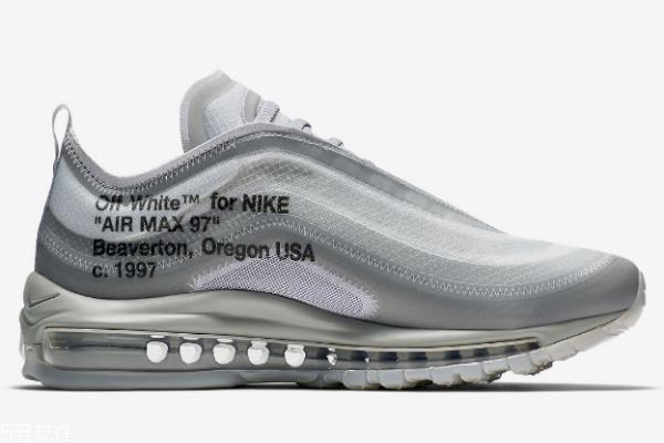 off white联名air max 97发售时间 彩虹色的钩子