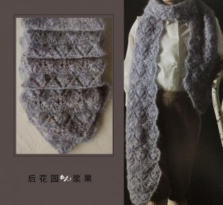 ​温柔的镂空花样，制作一款正反面都漂亮的围巾