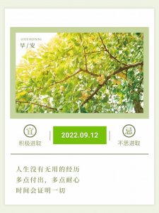 ​早安图片｜人生如梦，岁月无情，活着就要好心情