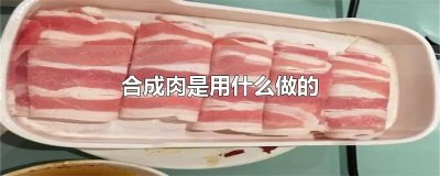 ​合成肉是用什么做的
