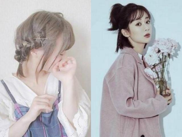 6款超减龄的女生短发发型扎法图片，俏皮可爱感十足