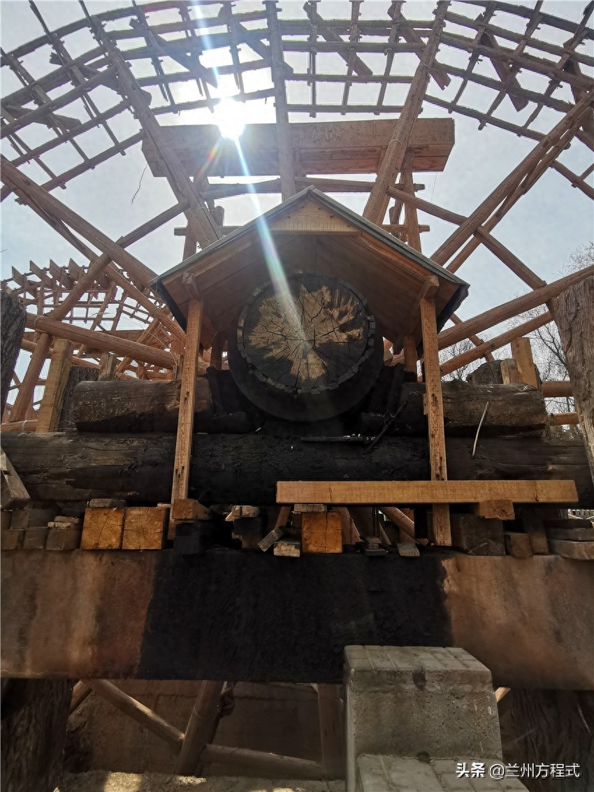 兰州这一4A级景区距今已有25年历史 其水车轮辐直径高达16.5米