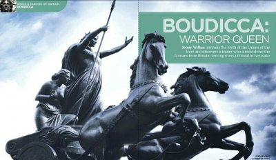 ​英国历史上的布狄卡女王，勇敢领导起义，整个王国财富陪她下葬