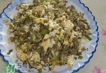 面条菜可以炒鸡蛋吗?面条菜能炒鸡蛋吃吗?