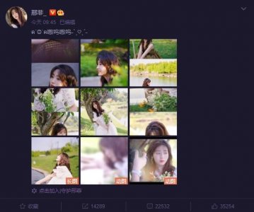 ​邢菲晒湖边两套复古仙气装扮写真 恬静笑容为夏日增色