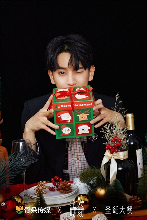 陈若轩圣诞精致帅气写真图片