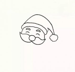 ​圣诞老人怎么画简单漂亮（圣诞老人怎么画简单漂亮又好看)
