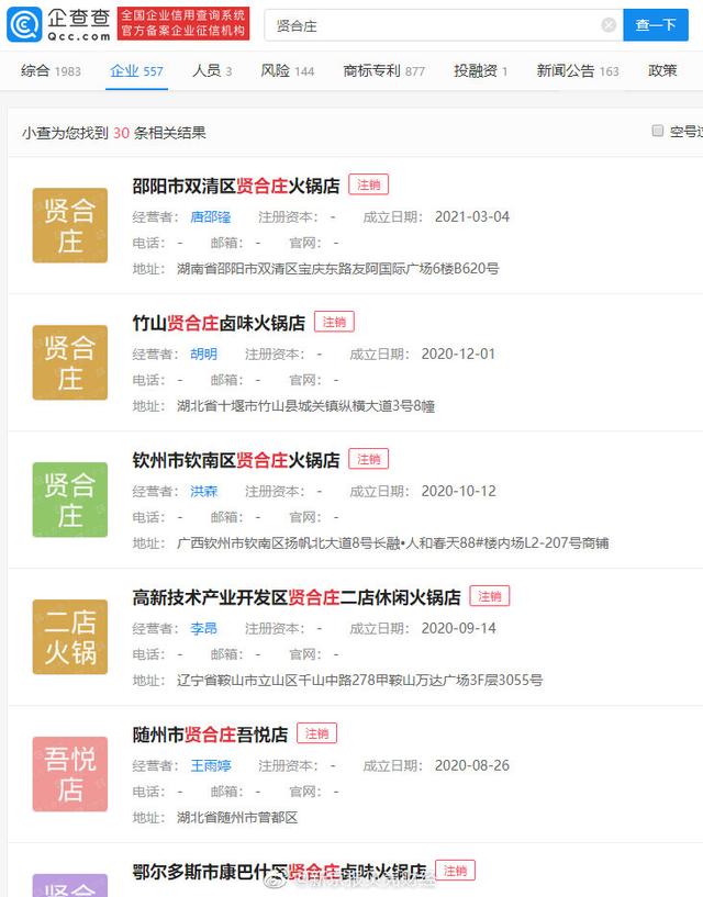 谭鸭血哪个明星开的（谭鸭血与贤合庄为同一品牌运营公司）(13)