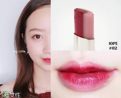 IOPE双色唇膏试色 亦博双色唇膏怎么样
