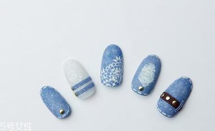 如何做破洞牛仔美甲 破洞美甲简单涂抹教程