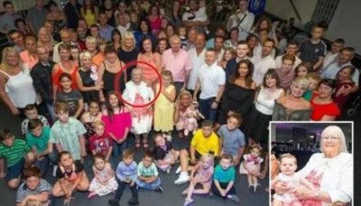 ​44个孙子99重孙20曾孙，英国最伟大奶奶创造历史