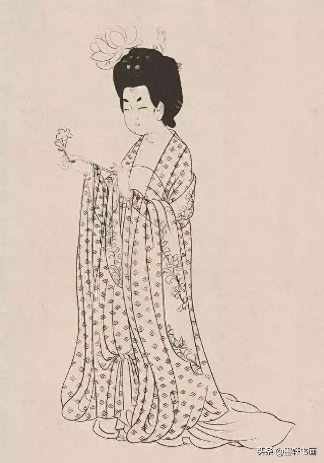 古代白描人物集锦100张,张张精彩!初学者收藏