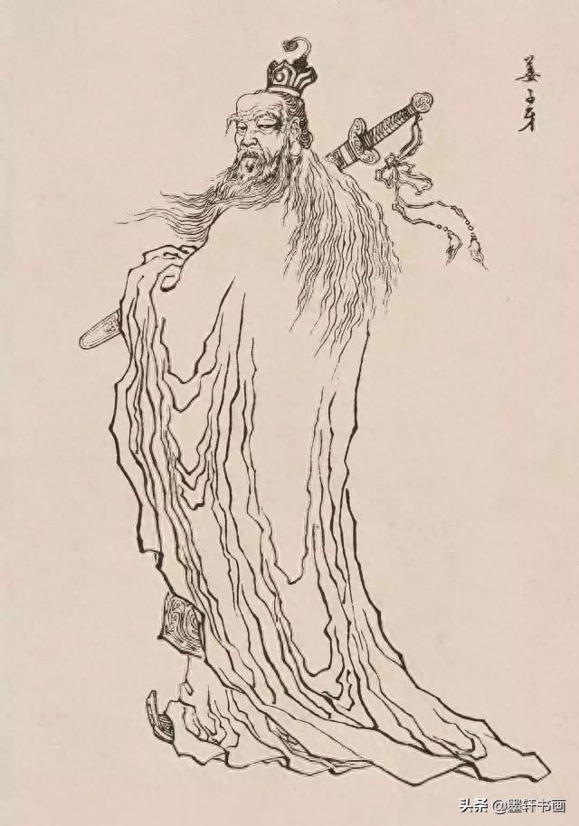 古代白描人物集锦100张,张张精彩!初学者收藏