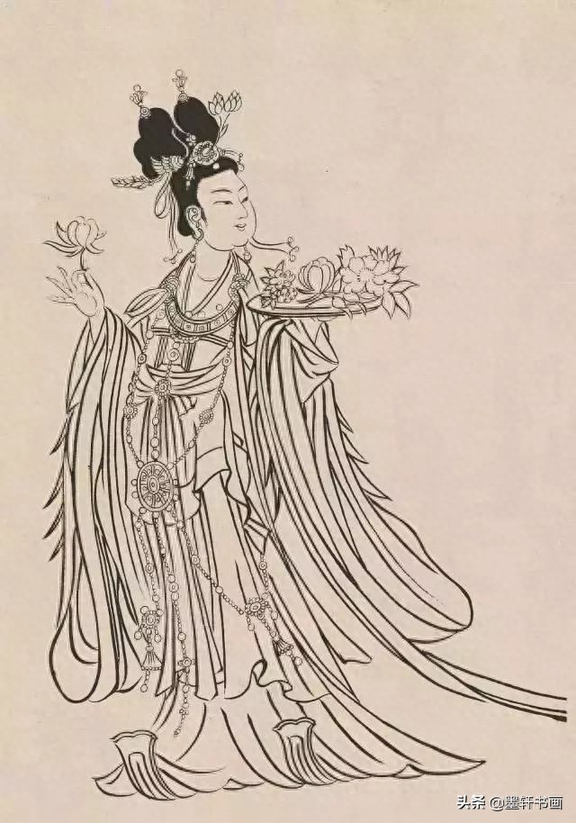 古代白描人物集锦100张,张张精彩!初学者收藏