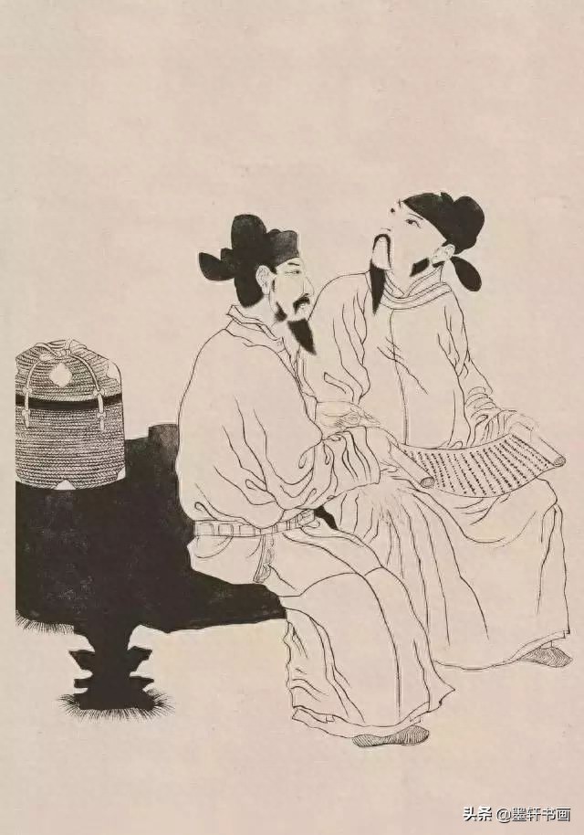 古代白描人物集锦100张,张张精彩!初学者收藏