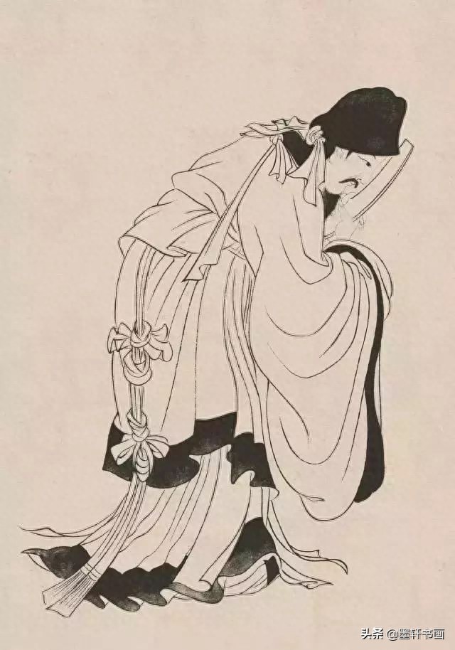 古代白描人物集锦100张,张张精彩!初学者收藏