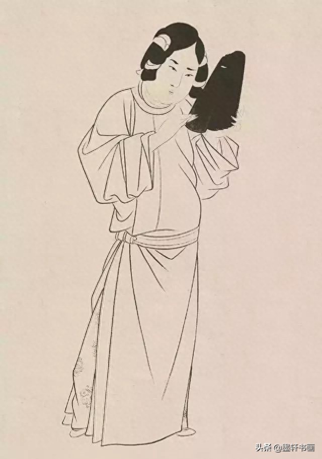 古代白描人物集锦100张,张张精彩!初学者收藏