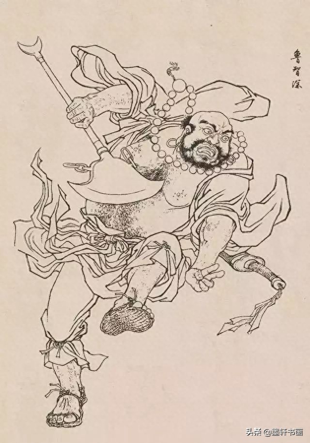 古代白描人物集锦100张,张张精彩!初学者收藏