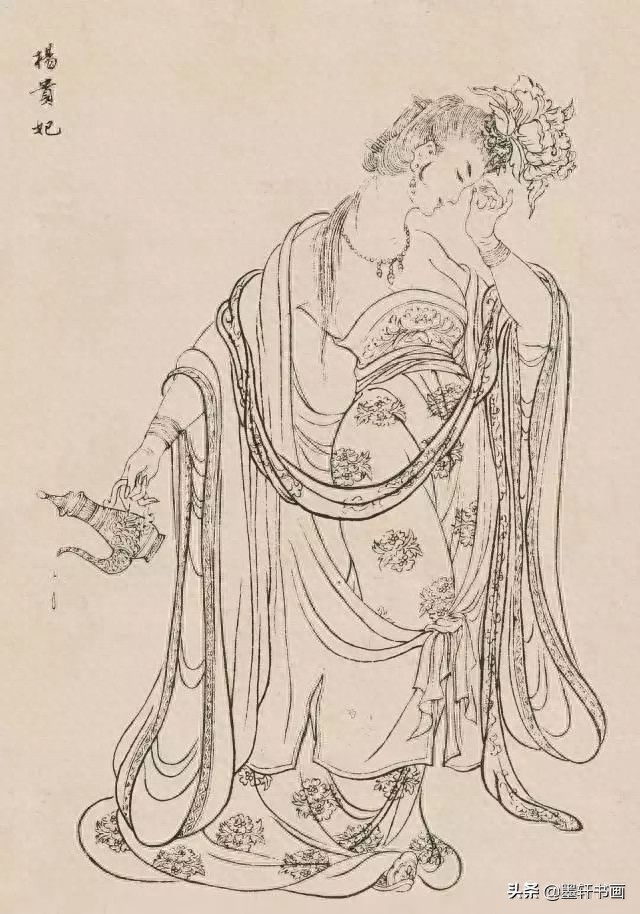 古代白描人物集锦100张,张张精彩!初学者收藏