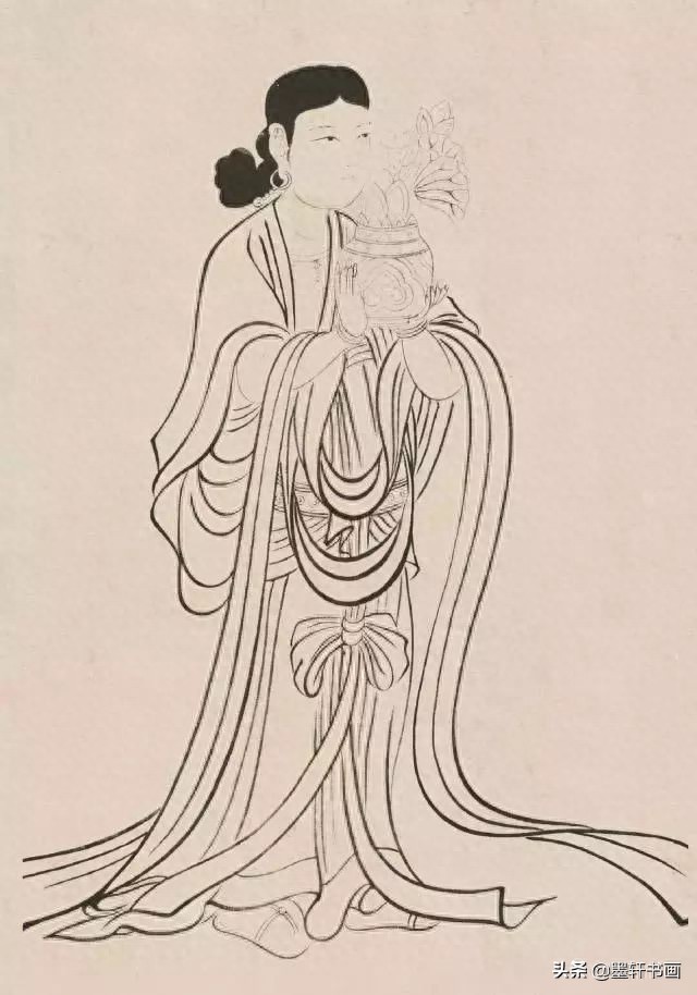 古代白描人物集锦100张,张张精彩!初学者收藏