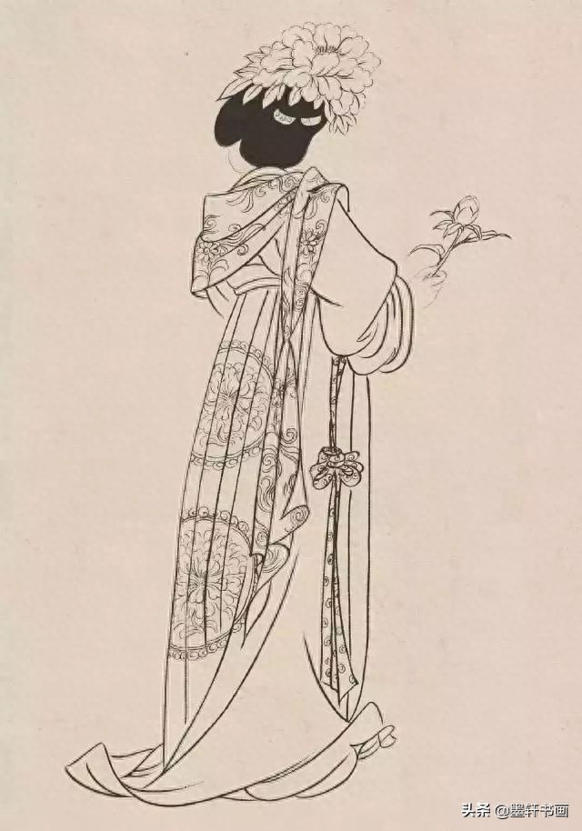 古代白描人物集锦100张,张张精彩!初学者收藏