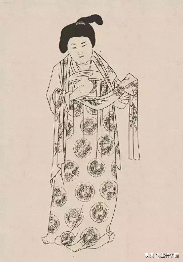 古代白描人物集锦100张,张张精彩!初学者收藏