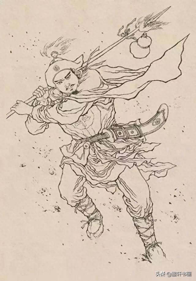 古代白描人物集锦100张,张张精彩!初学者收藏