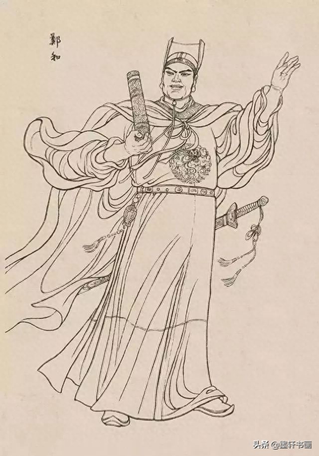 古代白描人物集锦100张,张张精彩!初学者收藏