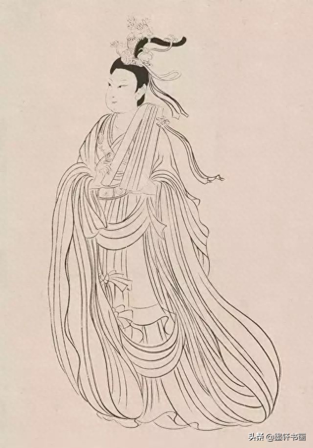 古代白描人物集锦100张,张张精彩!初学者收藏