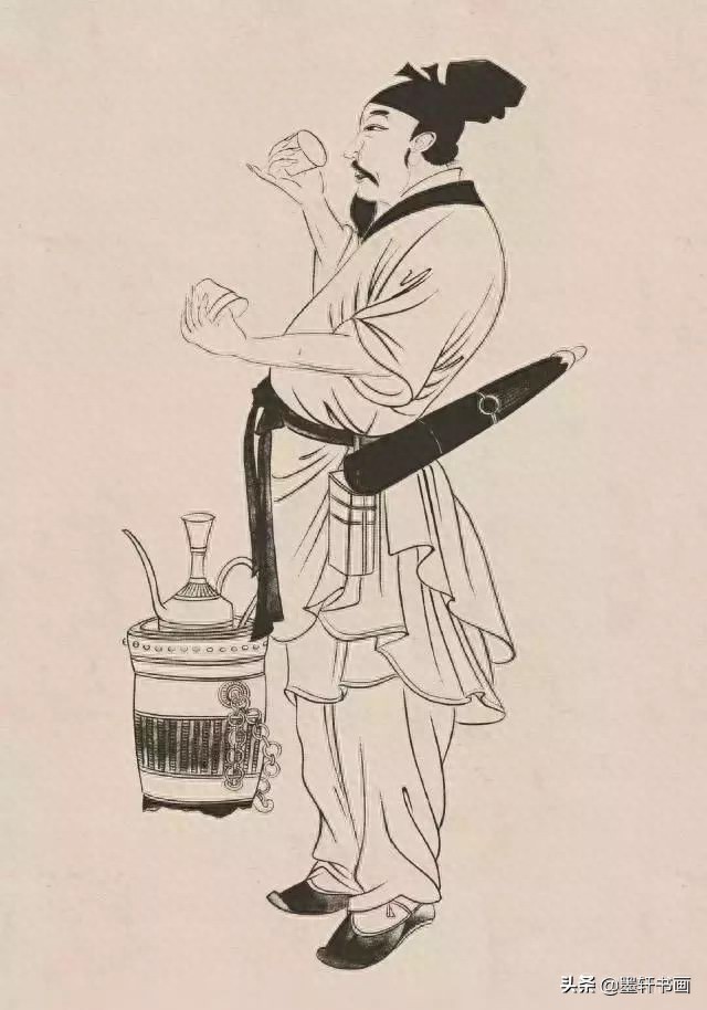 古代白描人物集锦100张,张张精彩!初学者收藏